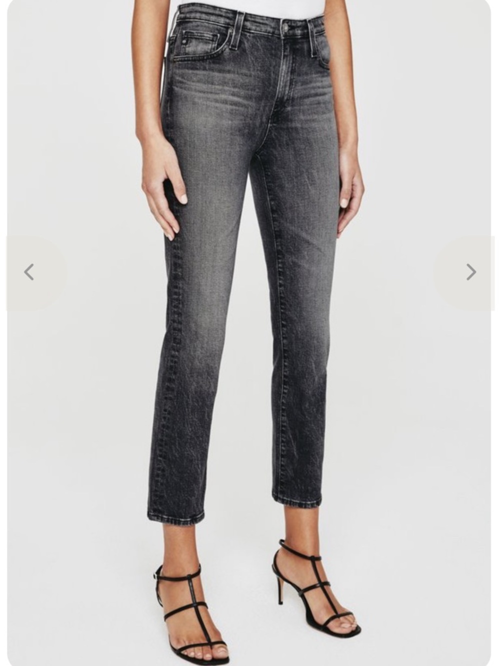 Isabelle High-Rise Straight Crop Jeans